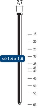Carat T16-60 Brads 2.5M (8)