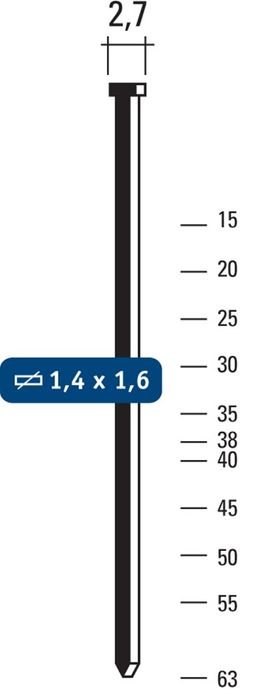 Carat T16-60 Brads 2.5M (8)