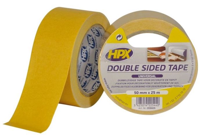 HPX Dubbelzijdige Universele Tape - Geel
