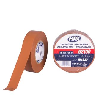 HPX Pvc Isolatietape Vde - Bruin 19Mm X 20M