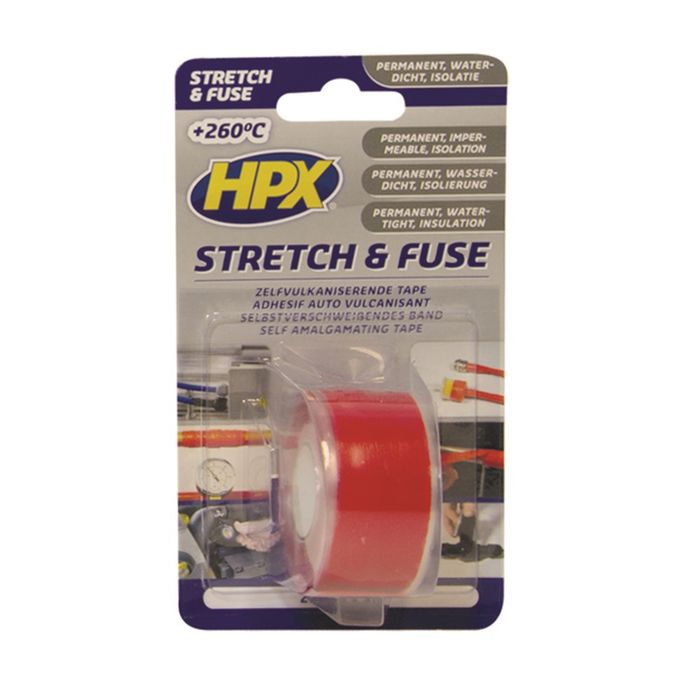 HPX Stretch&Fuse Rood 25Mmx3M
