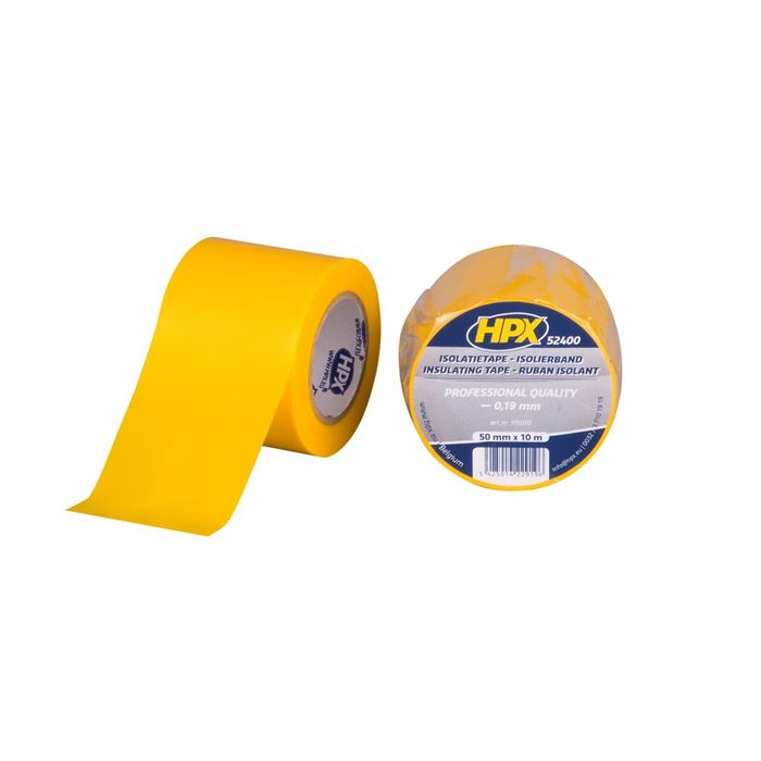 HPX Pvc Isolatietape - Geel 50Mm X 10M