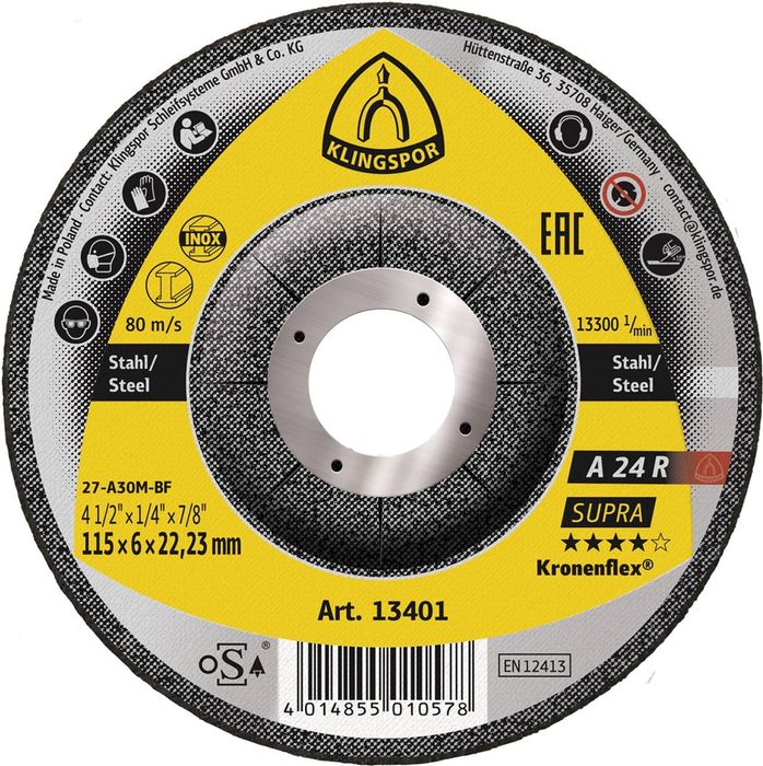 Klingspor 1St. Afbraamschijf Kroonflex A 24 R