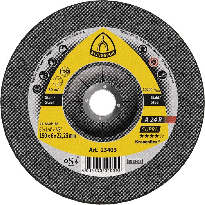 Klingspor 1St. Afbraamschijf Kroonflex A 24 R