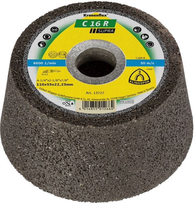 Klingspor 1 Stuk Ks/Supra/C16R/S/Gek/110X55X22,23
