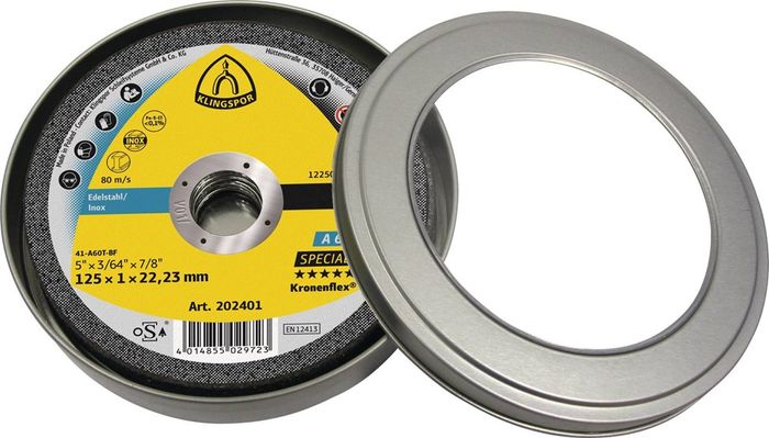 Klingspor 10st Doorslijpschijf Kroonflex 0,8