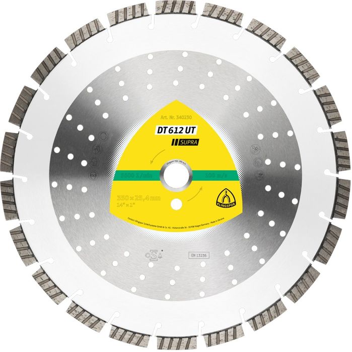 Klingspor 1St. Diamantschijven DT 612 UT