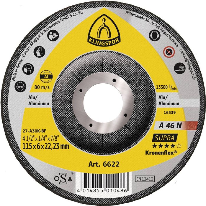 Klingspor 1 Stuk 6622 Afbraamschijf A46N Supra