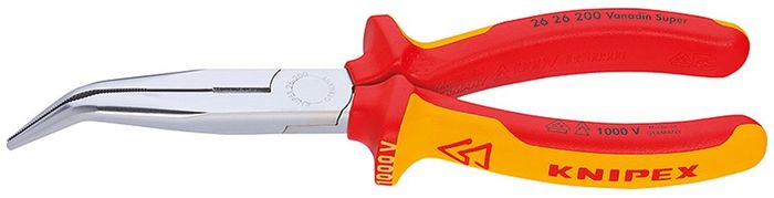 Knipex Langbektang Geplooid 2626 200 Knipex Langbektang Geplooid 2626 200
