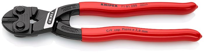 Knipex Zijsnijtang Hefboom 7101 200 Knipex Zijsnijtang Hefboom 7101 200