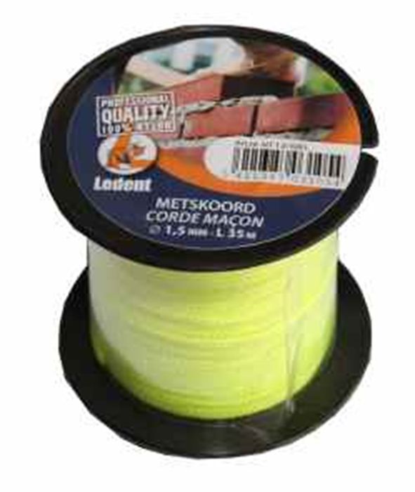 Ledent Gevl Nylon Metskoord 1,5Mm 35M Fluo Ledent Gevl Nylon Metskoord 1,5Mm 35M Fluo
