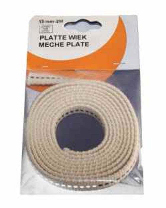 Ledent Platte Katoenen Wiek 13Mm  2M Ledent Platte Katoenen Wiek 13Mm  2M