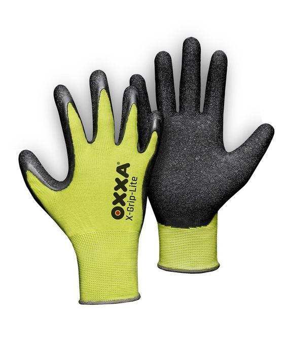 OXXA Premium 1 Paar Oxxa X-Grip-Lite Geel/Zwart, 11 OXXA Premium 1 Paar Oxxa X-Grip-Lite Geel/Zwart, 11