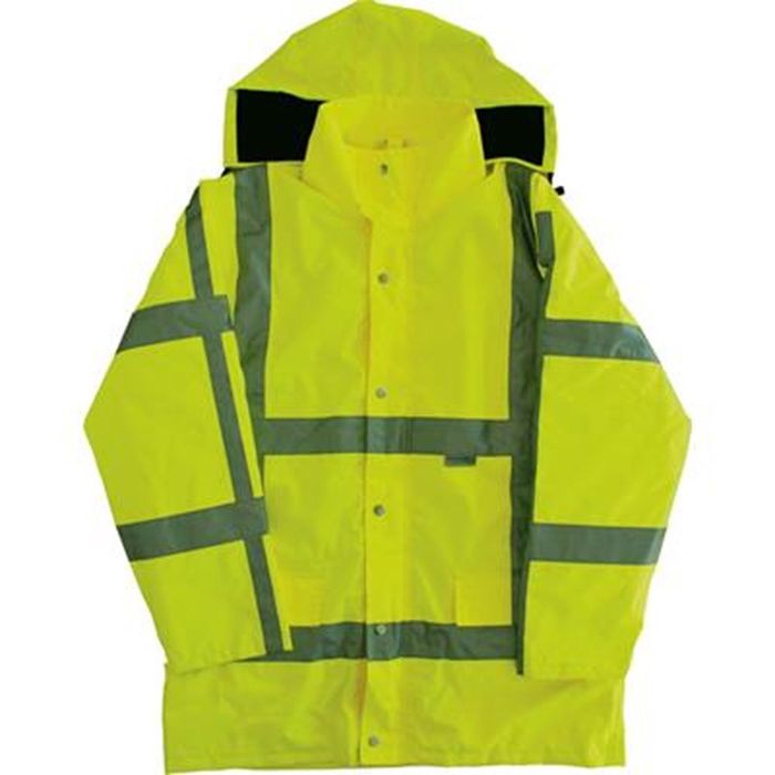 M-Wear Parka met hoge zichtbaarheid fluo geel M-Wear Parka met hoge zichtbaarheid fluo geel