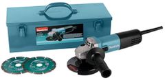Makita Haakse Slijper 125Mm 840W+Koff