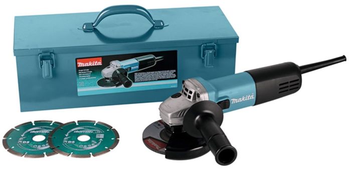 Makita Haakse Slijper 125Mm 840W+Koff Makita Haakse Slijper 125Mm 840W+Koff
