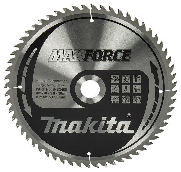 Makita zaagblad MAKFORCE Makita zaagblad MAKFORCE