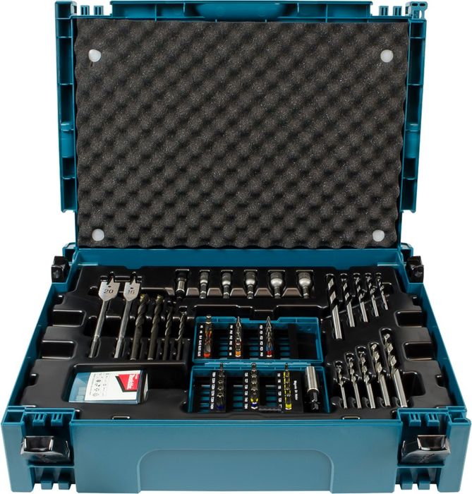 Makita 69-delige boor- en schroefset in MAKPAC Makita 69-delige boor- en schroefset in MAKPAC