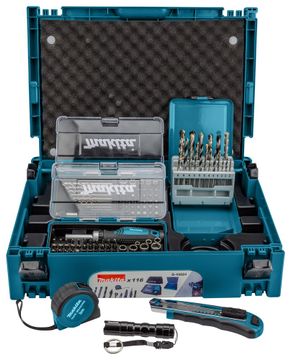 Makita 116-delige boor- en schroefset in MAKPAC