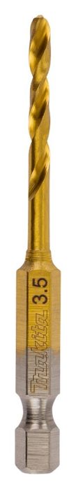 Makita HSS-TiN metaalboor 1/4 3,5x70mm