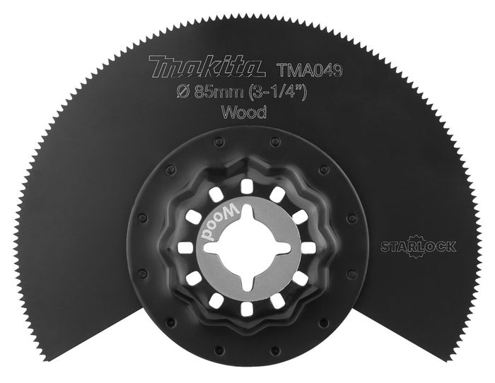 Makita HCS segmentzaagblad TMA049 hout SB85 Sta Makita HCS segmentzaagblad TMA049 hout SB85 Sta