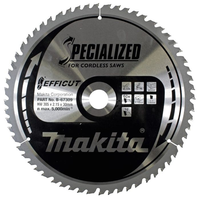 Makita zaagblad SPECIALIZED EFFICUT accu