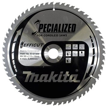 Makita zaagblad SPECIALIZED EFFICUT accu Makita zaagblad SPECIALIZED EFFICUT accu