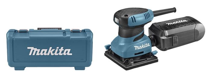 Makita Vlakschuurder + Koffer Bo4555K Makita Vlakschuurder + Koffer Bo4555K