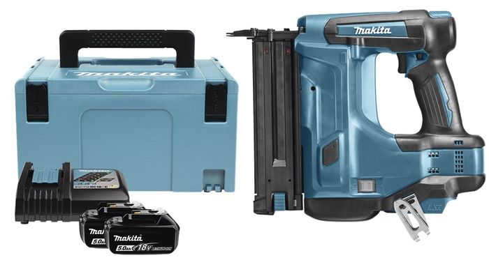Makita Minibradpistool 18V 50Mm 2 X Bl1850 + 1 Makita Minibradpistool 18V 50Mm 2 X Bl1850 + 1