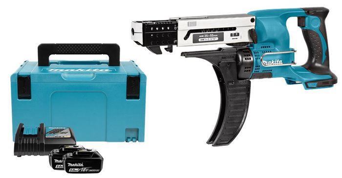 Makita Schroefautomaat 18V 5Ah X 2 55Mm Li