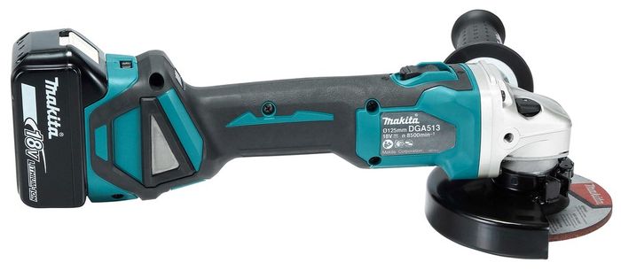 Makita Accu Haakse Slijper 125Mm Lxt 18V