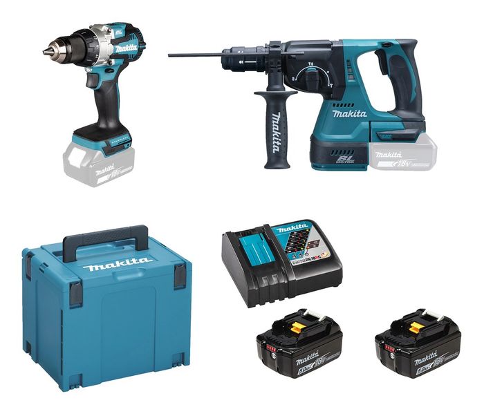 Makita Combopack 18V DDF489+DHR243 Makita Combopack 18V DDF489+DHR243