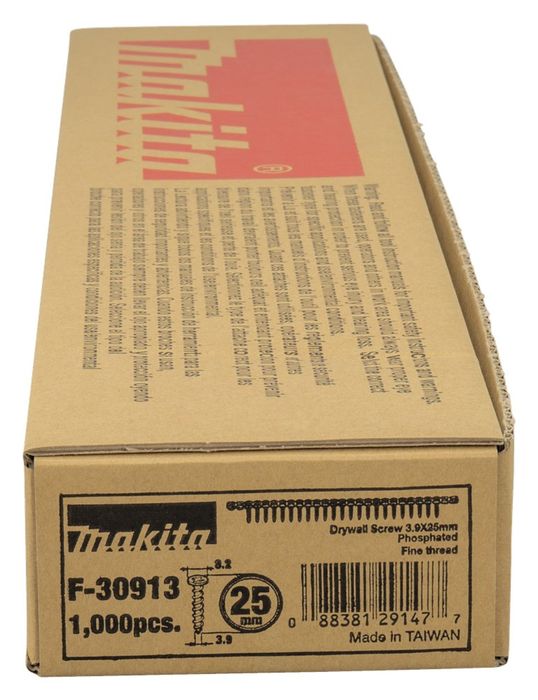 Makita gipsplaatschroeven op lint 1000st.