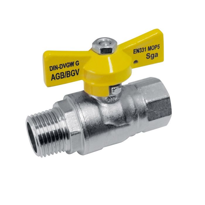 Van Marcke NV Gasbolkraan Ag En Lpg 1/2Mf Van Marcke NV Gasbolkraan Ag En Lpg 1/2Mf