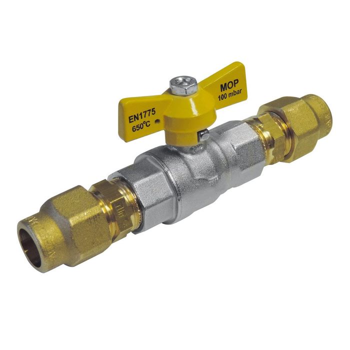 Van Marcke NV Gasbolkraan Ag En Lpg 15Mm Van Marcke NV Gasbolkraan Ag En Lpg 15Mm