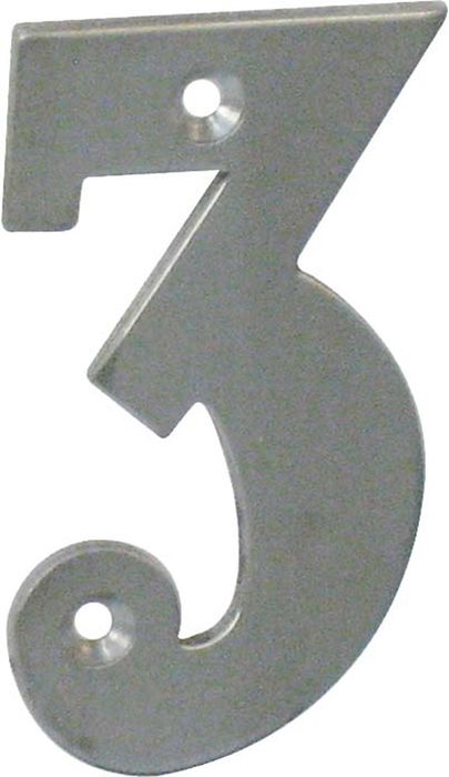 Metafranc nv HUISNUMMER INOX 65 MM Metafranc nv HUISNUMMER INOX 65 MM