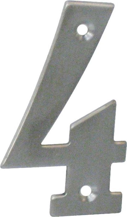 Metafranc nv HUISNUMMER INOX 65 MM Metafranc nv HUISNUMMER INOX 65 MM