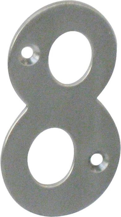 Metafranc nv HUISNUMMER INOX 65 MM Metafranc nv HUISNUMMER INOX 65 MM