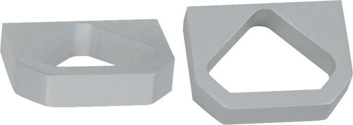 Metafranc  nv GREEP ALUMINIUM ZILVER 32MM