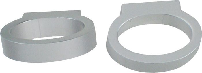 Metafranc nv GREEP ALUMINIUM ZILVER 32MM Metafranc nv GREEP ALUMINIUM ZILVER 32MM