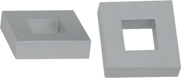 Metafranc  nv GREEP ALUMINIUM ZILVER 32MM