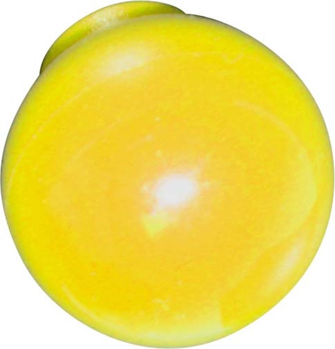 Metafranc  nv BOUTON PLASTIQUE JAUNE 30MM