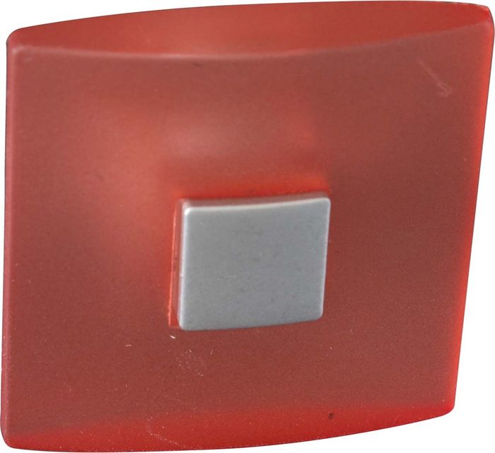 Metafranc nv BOUTON PLASTIQUE CARRE ROUGE SABLE Metafranc nv BOUTON PLASTIQUE CARRE ROUGE SABLE