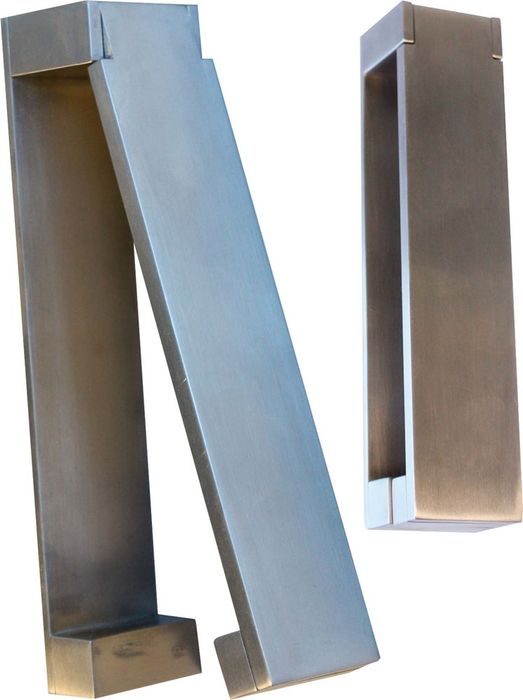 Metafranc  nv DEURKLOPPER INOX RECHT MODEL