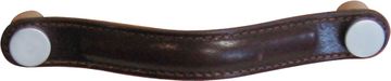 Metafranc nv GREEP BRUINE LEDER 128MM