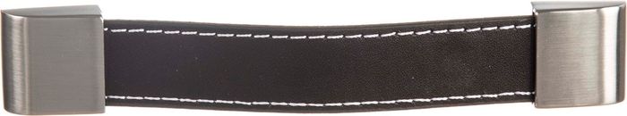Metafranc nv Greep Leder Nickel 128Mm