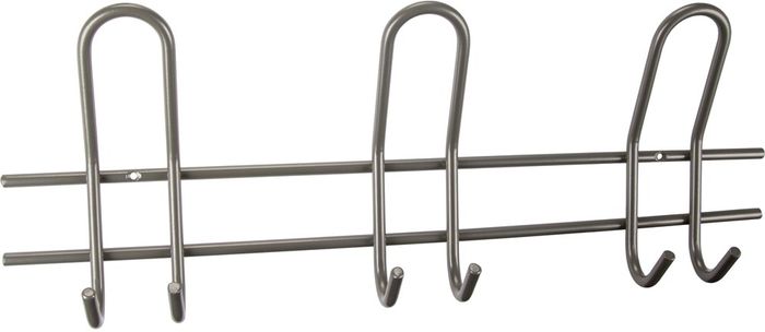 Metafranc nv KAPSTOK 3 HAKEN 44CM VERNIKKELD Metafranc nv KAPSTOK 3 HAKEN 44CM VERNIKKELD