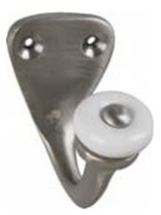 Metafranc nv ENKEL HAAK VERNIKKELD+PORSELEIN 60MM Metafranc nv ENKEL HAAK VERNIKKELD+PORSELEIN 60MM