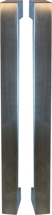 Metafranc  nv DEURTREKKEN DUBBEL VIERKANTIG 300MM INOX