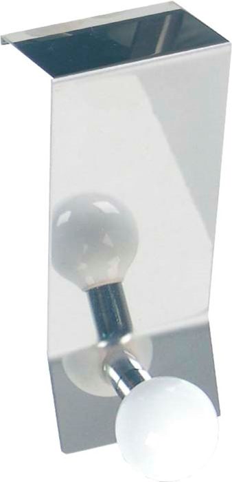 Metafranc nv OPHANGHAAK RVS +WIT PORSELEIN